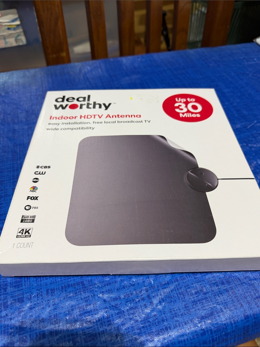 Target Dealworthy Indoor HDTV Antenna - Black
